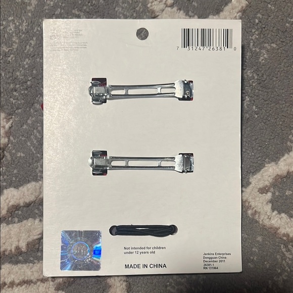 Red and Black Hair Accessories Set with Team Spirit university of South Carolina - Picture 2 of 2